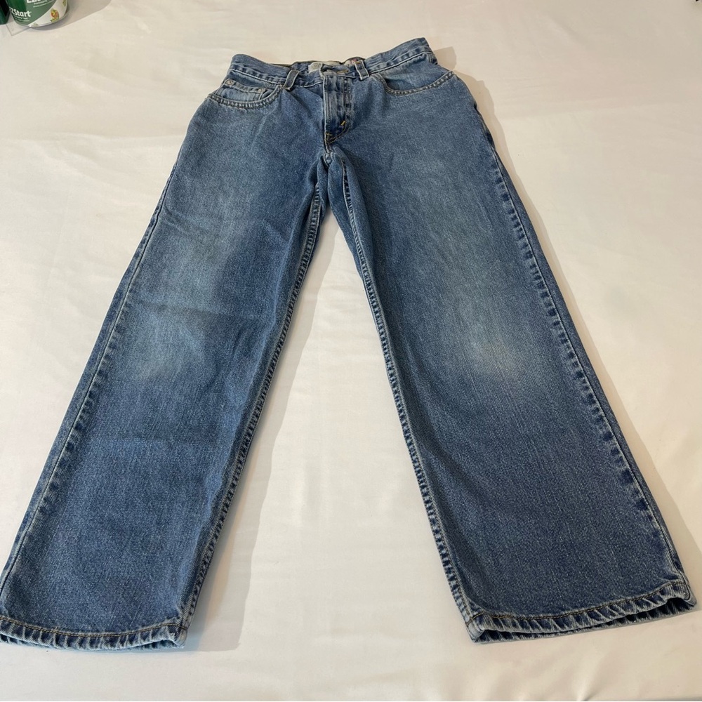 LEVIS 550 KIDS DENIM JEANS SIZE 12, GOOD CONDITION , PREOWNED